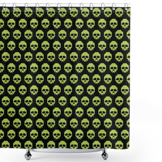 Personality  Skull Texture Shower Curtains