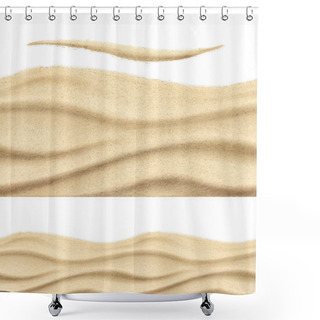 Personality  Sea Sand, Seamless Patterns Shower Curtains