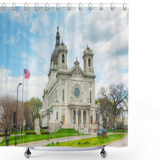 Personality  Basilica Of Saint Mary Shower Curtains