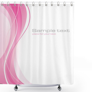 Personality  Pink Background Shower Curtains