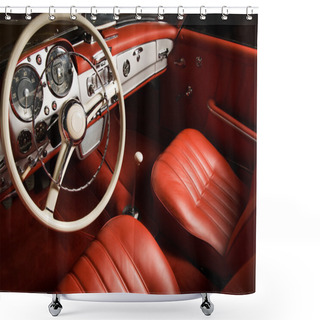 Personality  Luxury Car Interior Shower Curtains