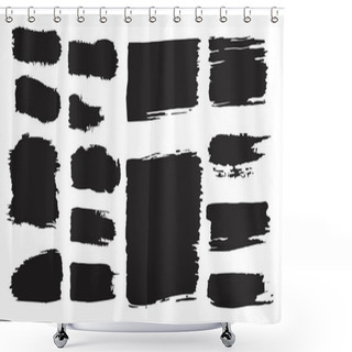 Personality  Set Of Ink Stains Shower Curtains