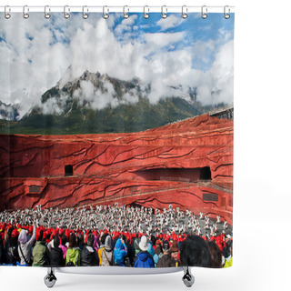 Personality  Dancers At Impression Lijiang Shower Curtains