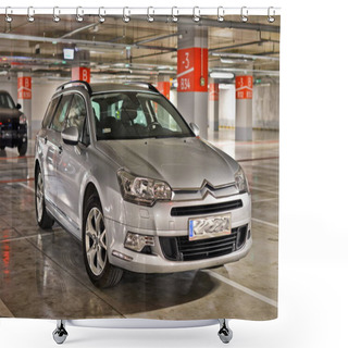 Personality  This Is A View Of Luxury Car Citroen C5 III Tourer Shower Curtains