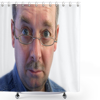 Personality  Skeptical Attitude Shower Curtains