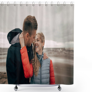 Personality  Couple Shower Curtains