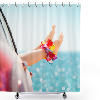 Personality  Summer Vacations Concept Shower Curtains