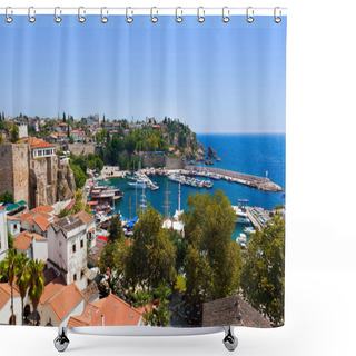 Personality  Old Town Kaleici In Antalya, Turkey Shower Curtains