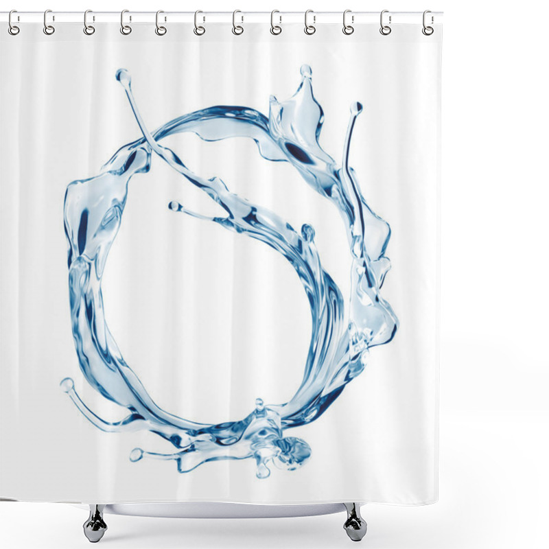 Personality  Liquid splash shower curtains