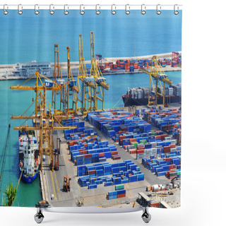 Personality  Cargo And Shipping Shower Curtains
