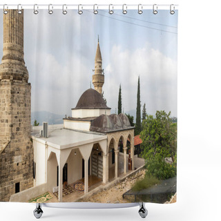 Personality  Seven Sleepers Mosque Aka Yedi Uyurlar Camii And Cave Of Seven Sleepers In Tarsus, Mersin, Turkey Shower Curtains