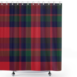 Personality  Christmas Ombre Plaid Textured Seamless Pattern Suitable For Fashion Textiles And Graphics Shower Curtains