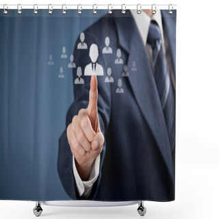 Personality  Human Resources Shower Curtains