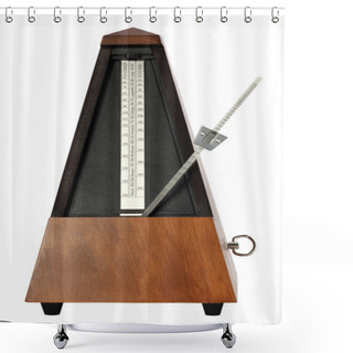 Personality  Mechanical Musicial Metronome Shower Curtains
