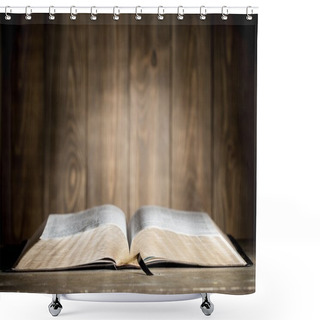 Personality  Holy Bible Book Shower Curtains