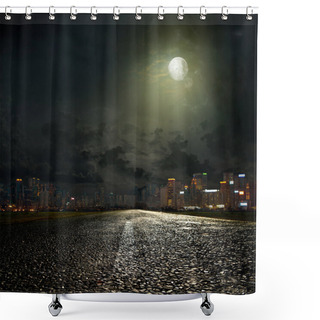 Personality  The Road To The City Shower Curtains