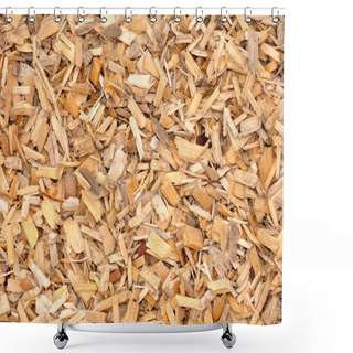 Personality  Wood Chips Shower Curtains