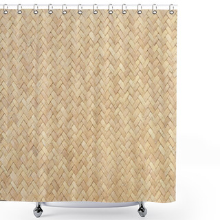 Personality  Rattan Texture Shower Curtains