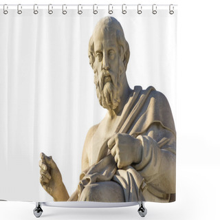 Personality  Greek Philosopher Plato Shower Curtains