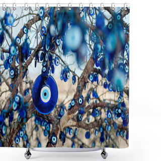 Personality  Evil Eye Bead  Shower Curtains