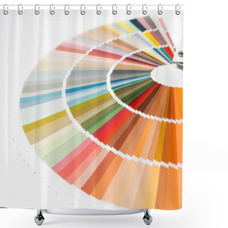 Personality  Color Palette Shower Curtains
