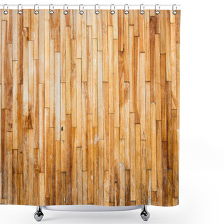Personality  Old Plank Wooden Wall Shower Curtains