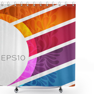 Personality  Vector Ornamental Item Background Shower Curtains