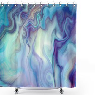 Personality  Abstract Marbled Background Shower Curtains