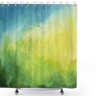 Personality  Abstract Watercolor Background Shower Curtains