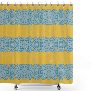 Personality  Ancient Mayan Pattern Shower Curtains