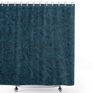 Personality  Recycle Striped Navy Blue Pastel Paper Mottled Coarse Grunge Texture Shower Curtains