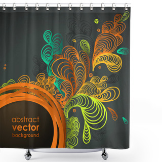 Personality  Funky Graphic Design - Abstract Background Shower Curtains