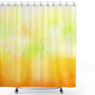 Personality  Abstract Vector Orange And Yellow Background Shower Curtains