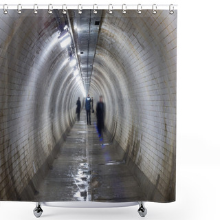 Personality  Greenwich Foot Tunnel, London. Shower Curtains