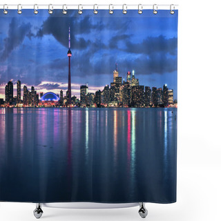 Personality  Scenic View At Toronto City Shower Curtains