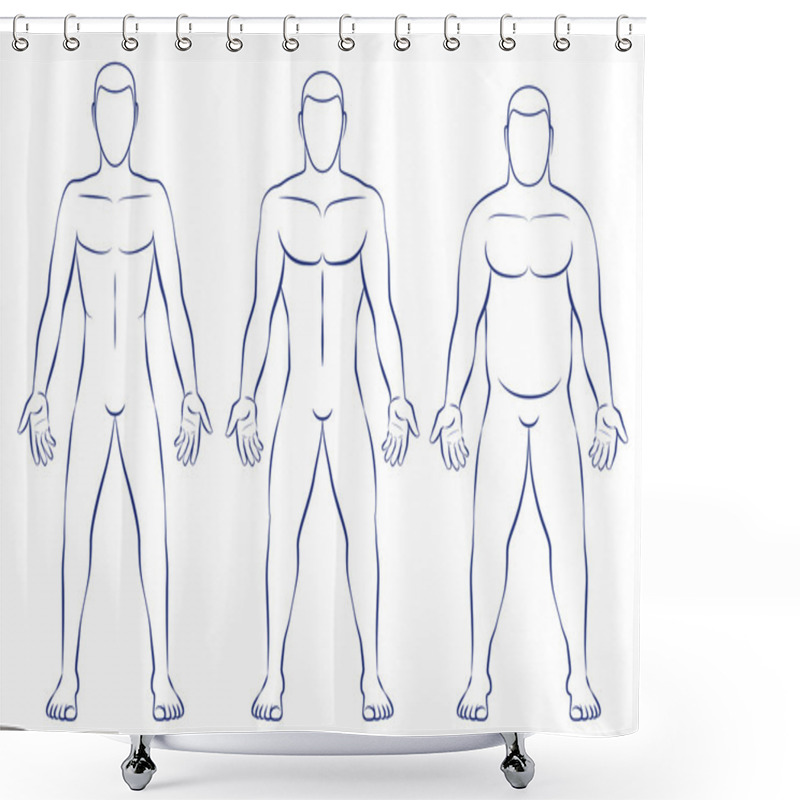 Personality  Body Types Ectomorph Mesomorph Endomorph Shower Curtains