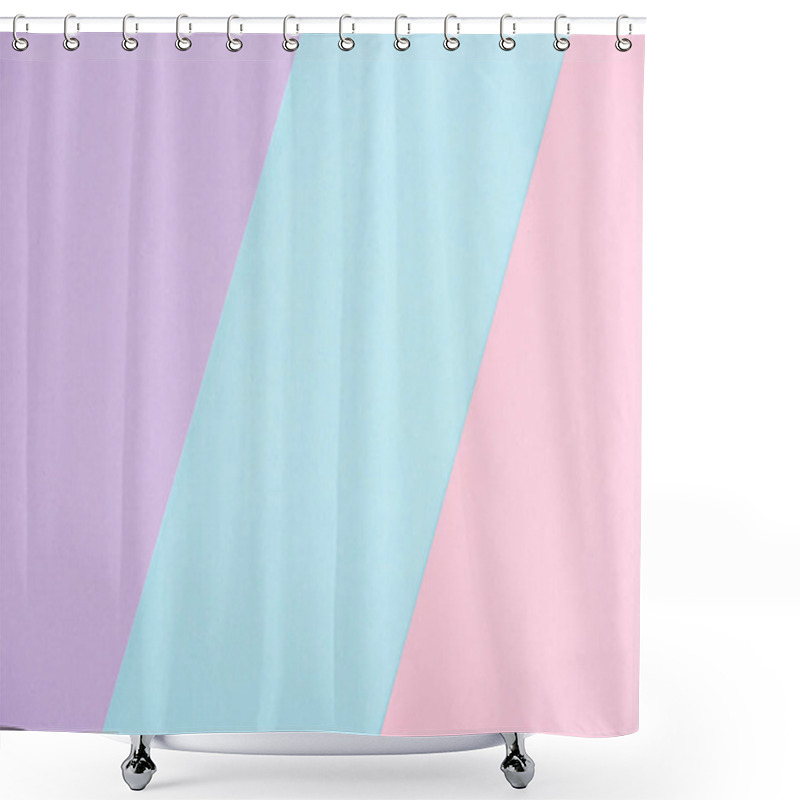 Personality  abstract pastel colors geometrical background shower curtains