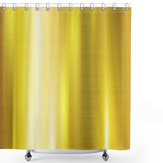 Personality  Abstract Background Texture Metal Gold With White And Yellow Highlights - Illustration Shower Curtains