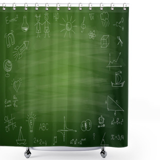 Personality  Back To School Background Shower Curtains