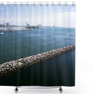 Personality  Breakwater Shower Curtains
