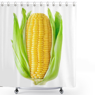 Personality  Isolated Corn Ear Shower Curtains