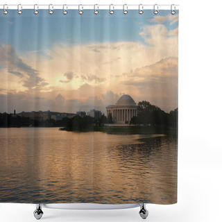 Personality  Jefferson Memorial Shower Curtains