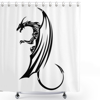Personality  Dragon_11 Shower Curtains