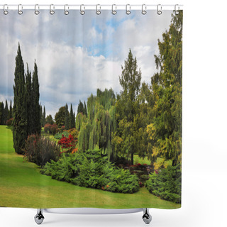 Personality  Fabulously Beautiful Park-garden Sigurta Shower Curtains