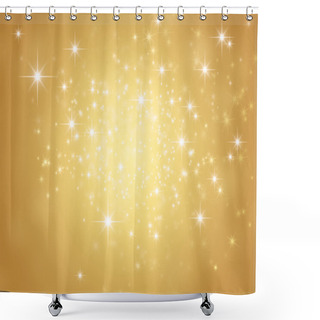 Personality  Festive Sparkling Lights Shower Curtains