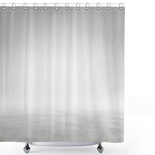 Personality  Cement Wall And Floor Shower Curtains