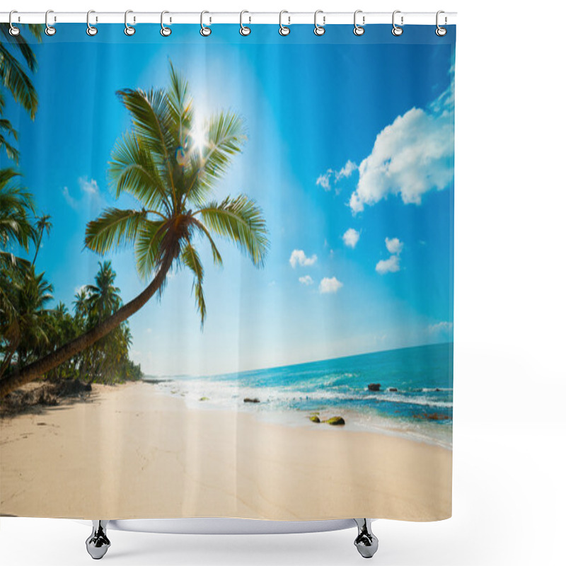 Personality  Tropical Beach Shower Curtains