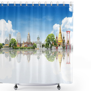 Personality  Thailand Travel Background Concept Shower Curtains