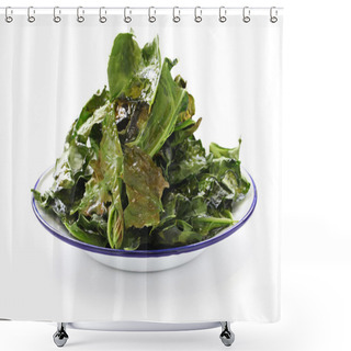 Personality  Kale Chips Shower Curtains
