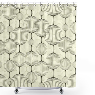 Personality  Abstract Seamless Pattern, Background. Shower Curtains